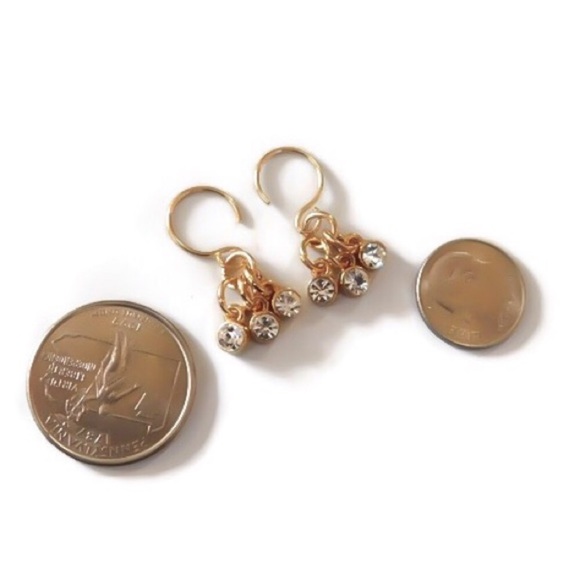New! Swarovski Crystal Drop Gold Filled Earrings - Picture 9 of 10